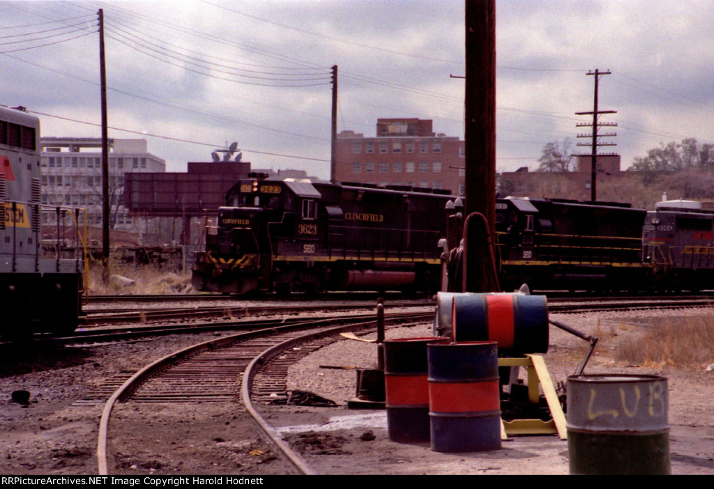 SBD 3623 leads an SD45, and SD40-2 